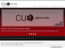 Tablet Screenshot of cuedigitalmedia.com